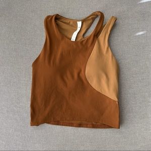 Lululemon nulu asymmetrical yoga tank top